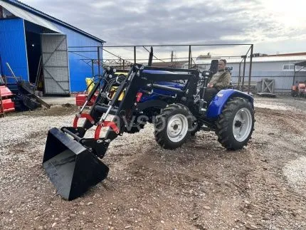 Трактор LOVOL TE 244 без кабины c погрузчиком